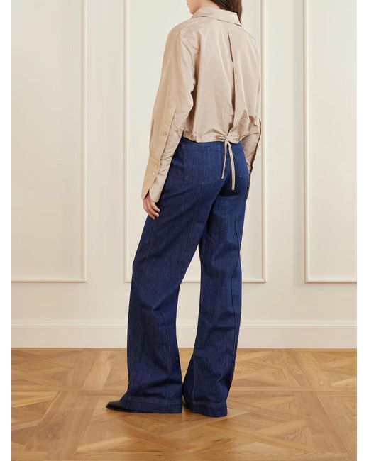 Patou Natural Cropped Shirt