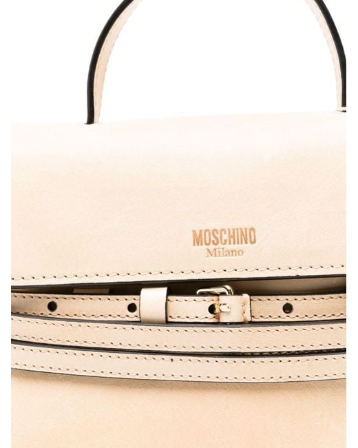 Moschino Natural Logo Shoulder Bag