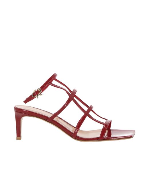 Gianvito Rossi Pink Mondry 55Mm Leather Sandals