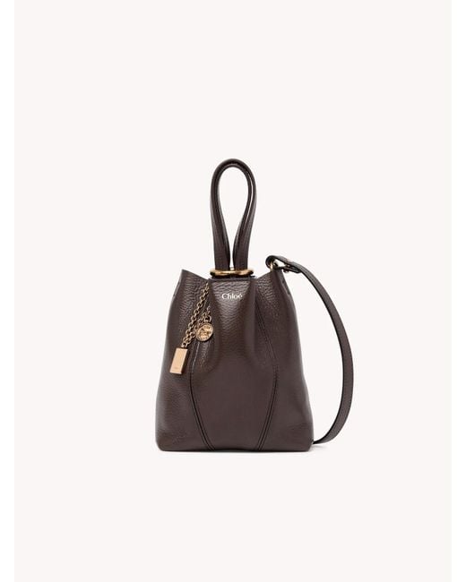 Chloé Brown Chloé Small Chloé Spin Tote Bag