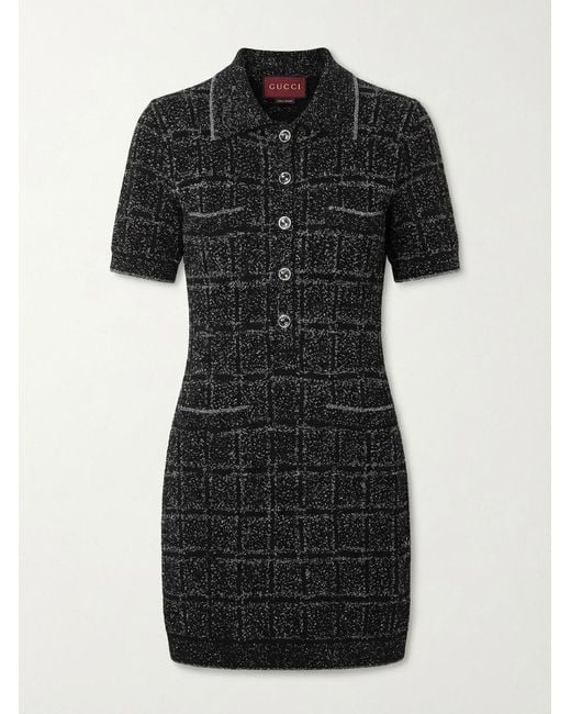 Gucci Black And Thread Dress