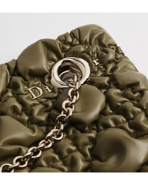 Dior Green Medium Crunchy Bag