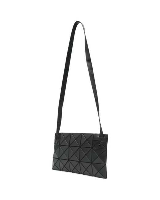 Issey Miyake Black Lucent Geometric Crossbody Bag