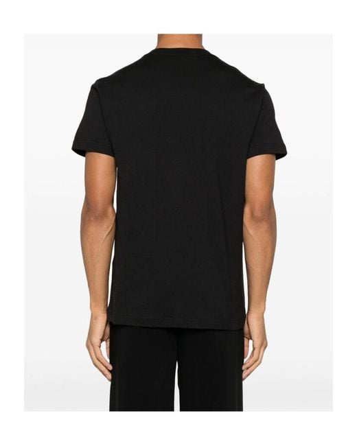 Versace Jeans Black Couture Logo Emblem T-Shirt for men