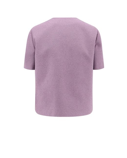 Dior Purple Short-Sleeved Regular-Fit Jacket