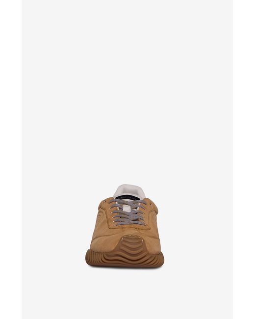 Stella McCartney Brown Lace-Up Sneakers