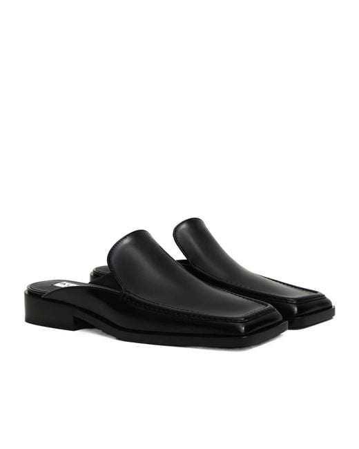 Alaïa Black Alaïa Square-Toe Mules