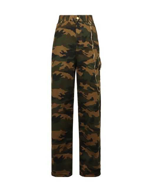 DARKPARK Green Camouflage Printed Pants