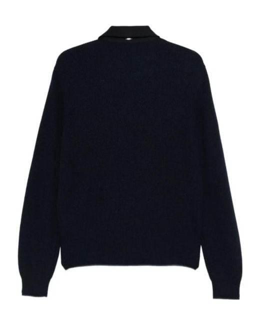Herno Black Zip-Up Collared Jacket for men