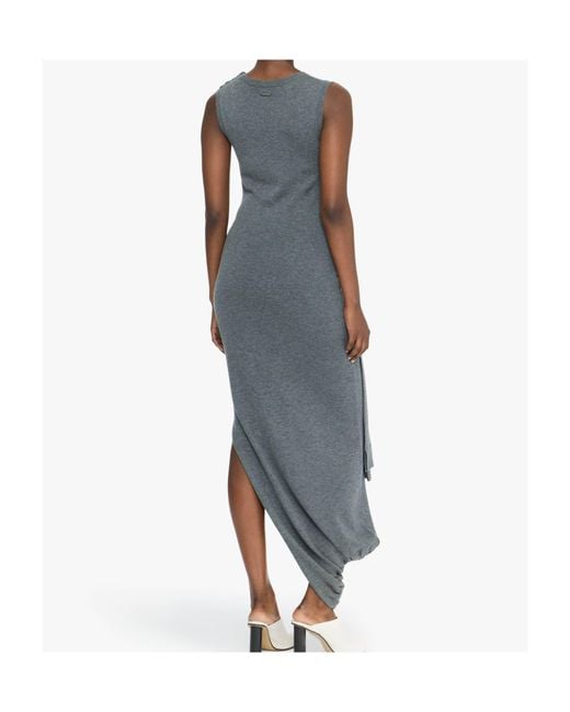 J.W. Anderson Gray Jw Anderson Tie-Detail Sleeveless Dress