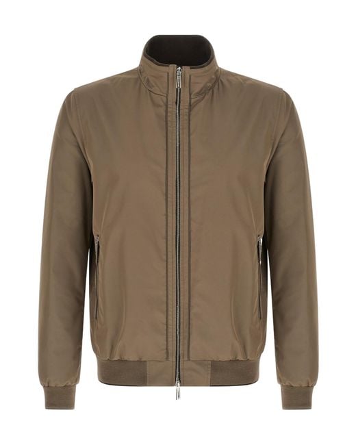 Moorer Green Manetti-Wk Bomber Jacket for men
