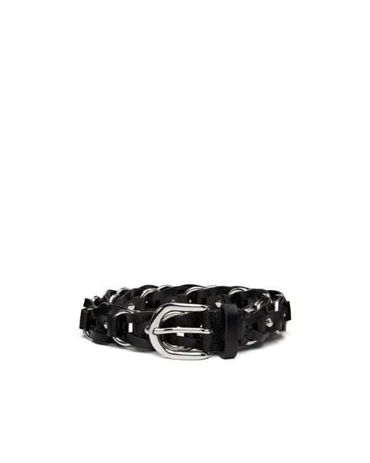Isabel Marant White Bali Woven Belt for men