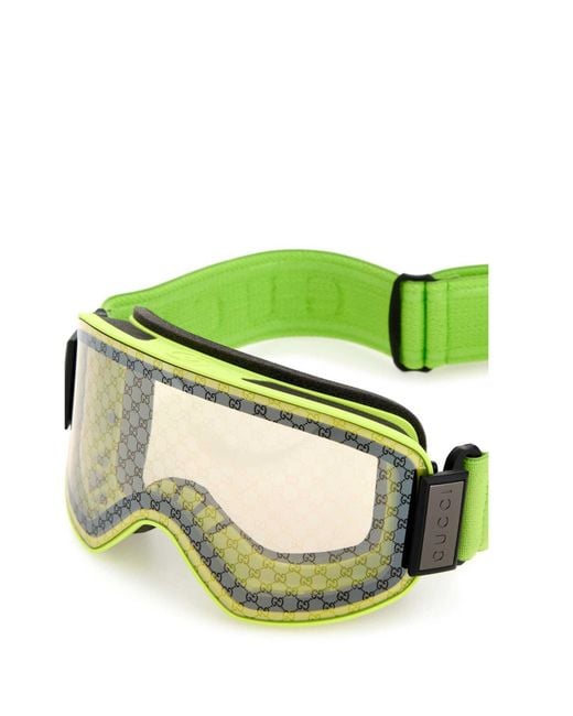 Gucci Green Logo Strap Ski Mask for men