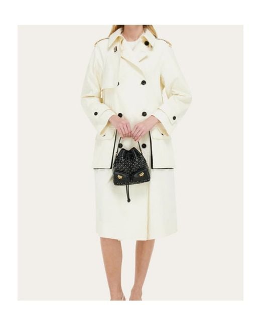Ferragamo Black Multipocket Bucket Bag