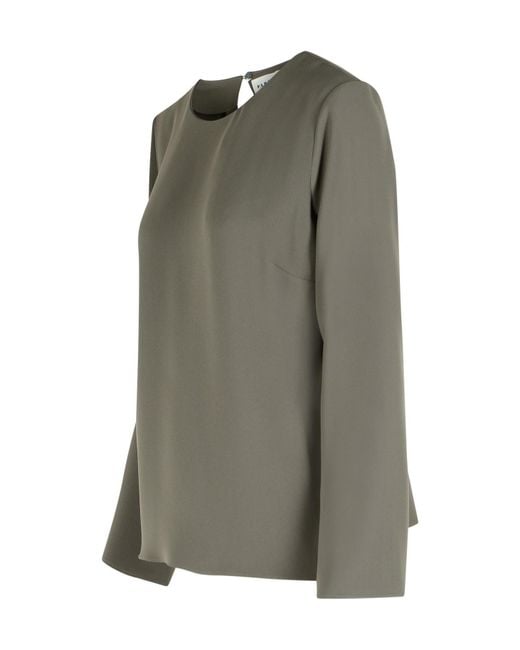 P.A.R.O.S.H. Green P.A.R.O..H. Crewneck Blouse