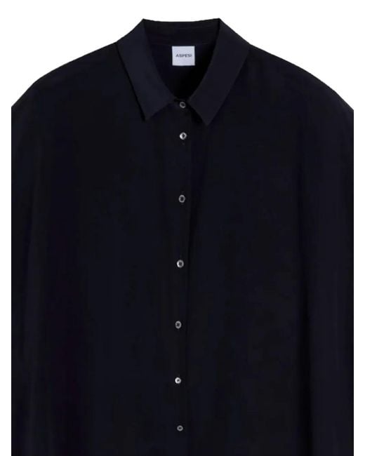 Aspesi Blue Button Shirt
