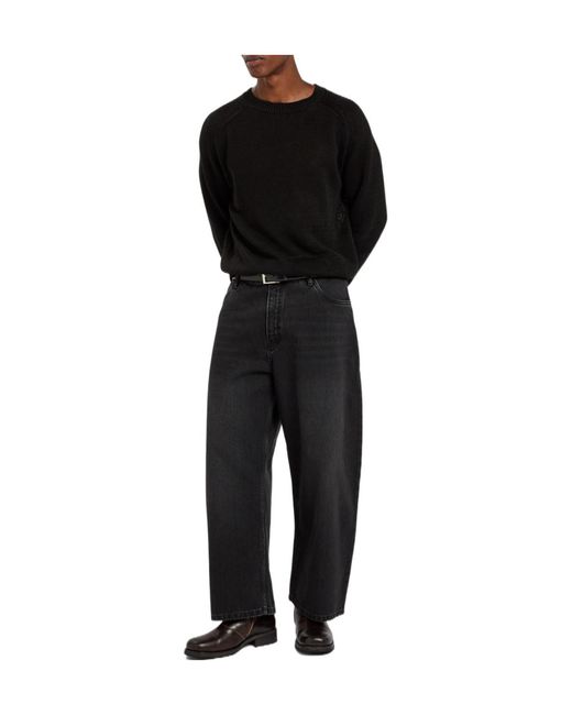 Studio Nicholson Black Mid-Rise Jeans for men