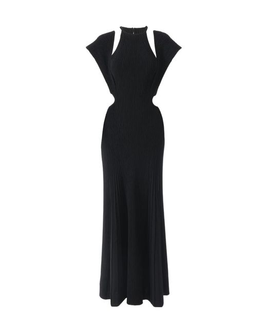 Chloé Black Chloé Cut-Out Sleeveless Maxi Dress