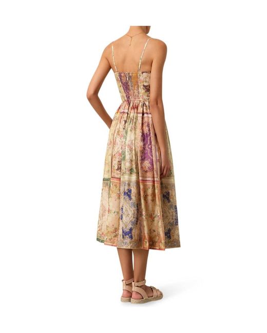 Zimmermann Pink Front Lace Dress
