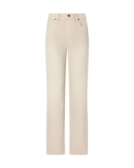 SLVRLAKE Denim Natural Straight-Leg Jeans