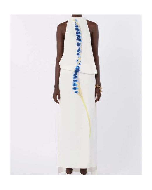 Sportmax White Sleeveless Dress