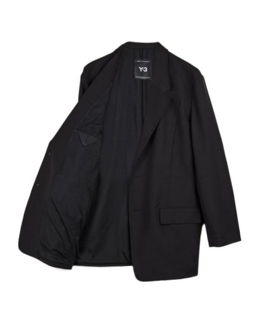 Y-3 Black Sport Uniform Blazer for men
