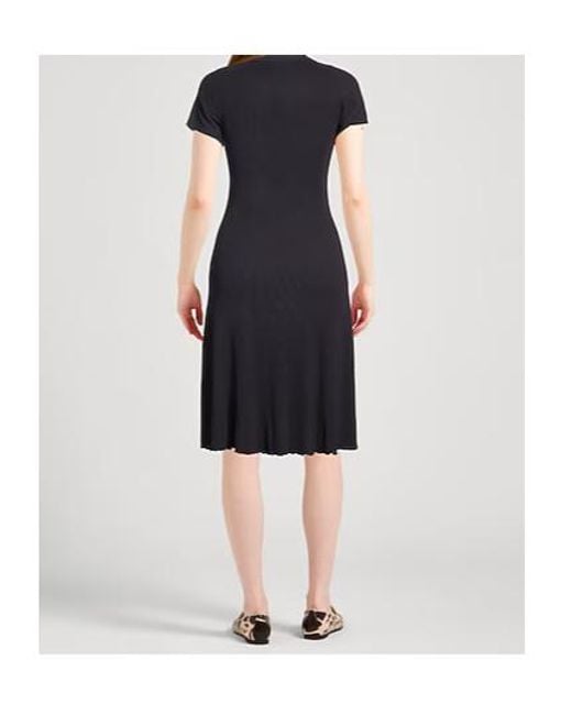 Burberry Black Short-Sleeved Dress