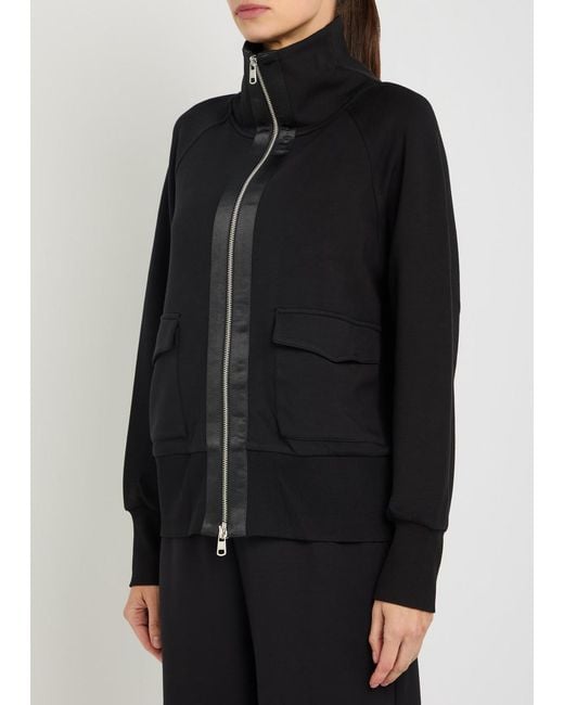 Varley Black Roxbury Stretch-Jersey Sweatshirt