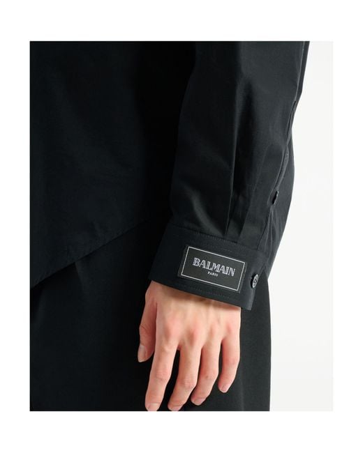 Balmain Black Paris Shirt for men