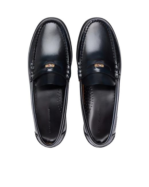 Tommy Hilfiger Blue Penny Loafers for men