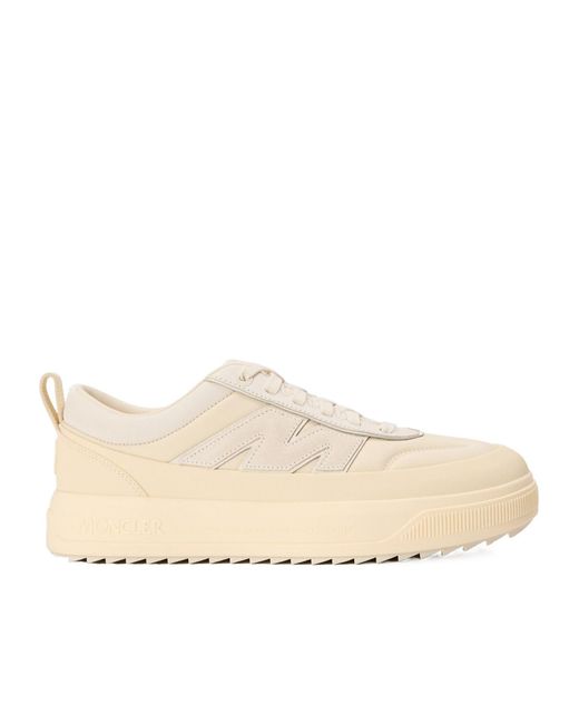 Moncler Natural Low-Top Sneakers for men