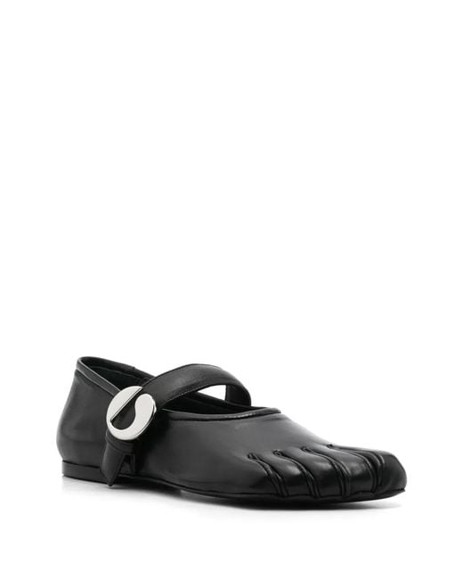Coperni Black Five-Toe Ballet Flat