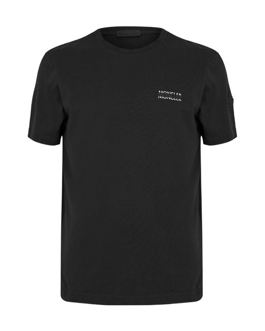 Moncler Black Mb T-Shirt for men