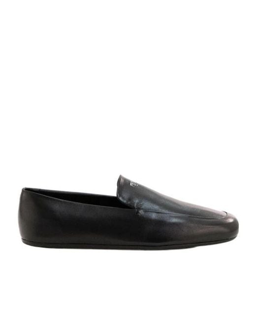 Prada Black Logo Loafers for men