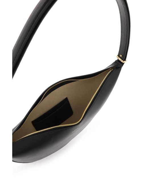 Totême  Black Scooped Shoulder Bag