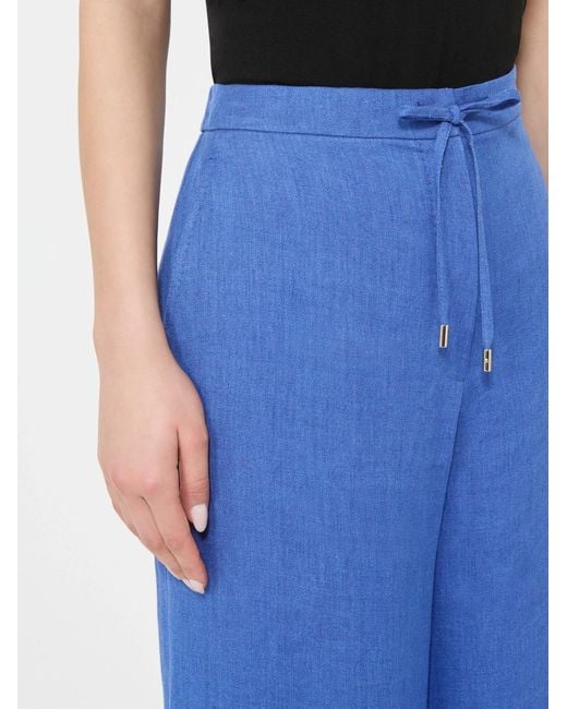 Max Mara Blue Studio Pelota Drawstring Trousers