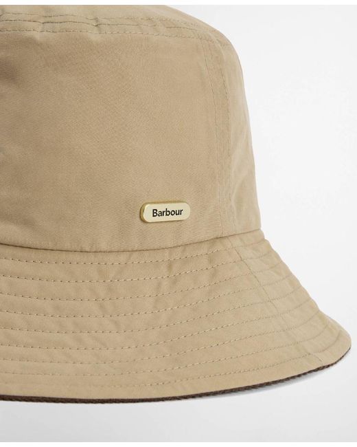 Barbour Natural Asker Showerproof Bucket Hat