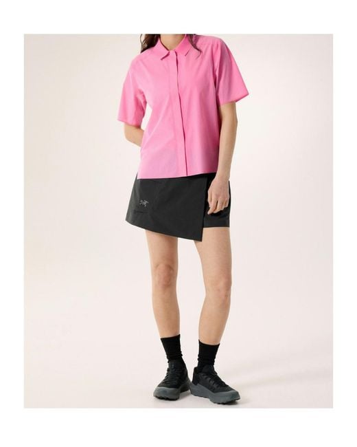 Arc'teryx Pink Olia Shirt Ss