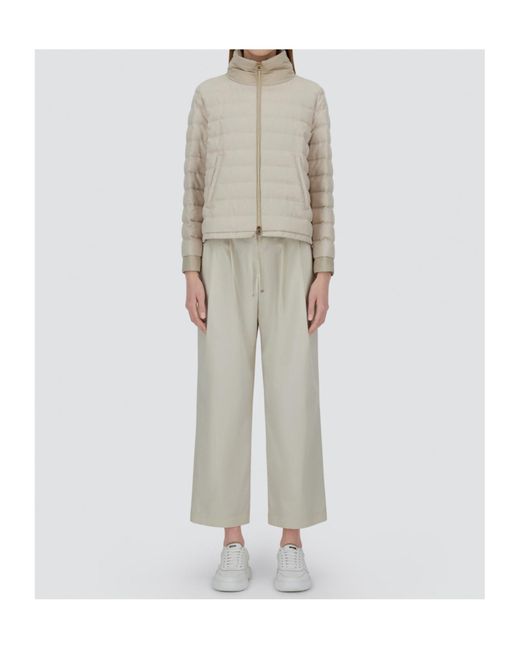 Herno Multicolor High Collar Padded Jacket