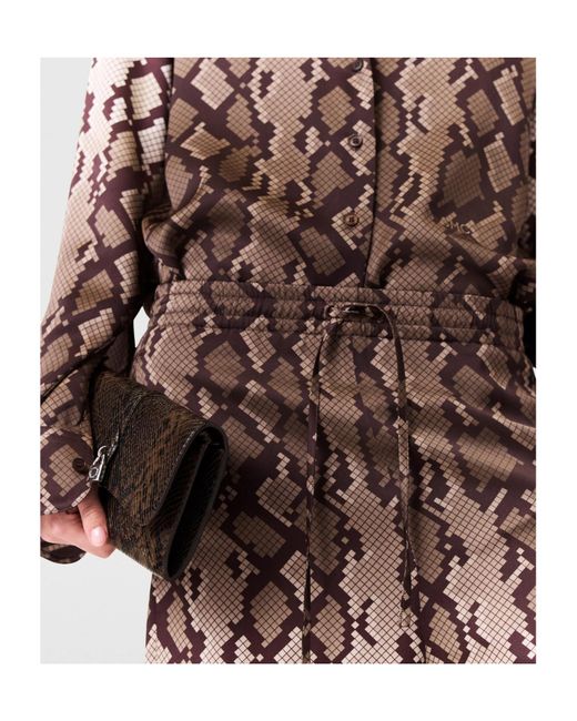 Stella McCartney White Printed Oversized Drawtstring Trousers
