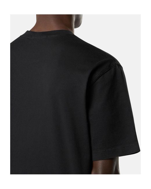 Stone Island Black Regular-Fit Short-Sleeve Crewneck Sweatshirt for men