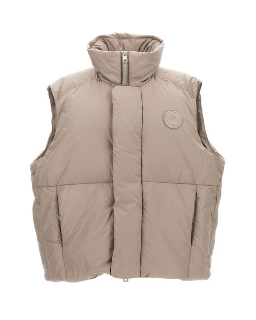 Canada Goose Brown Long-Sleeved Down Jacket for men