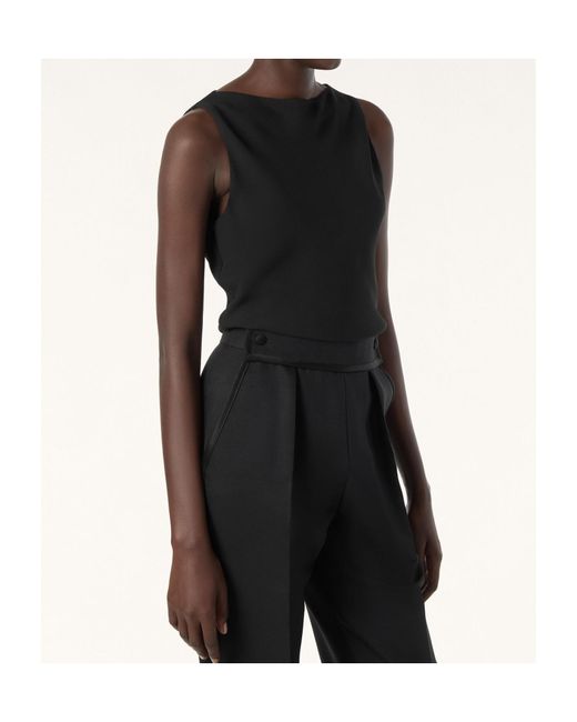 Loro Piana Black Mackenzie Top