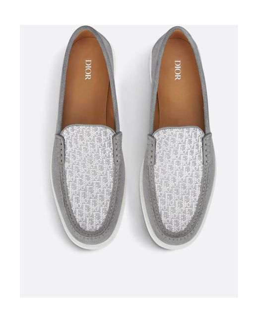Dior Gray Granville Loafer for men