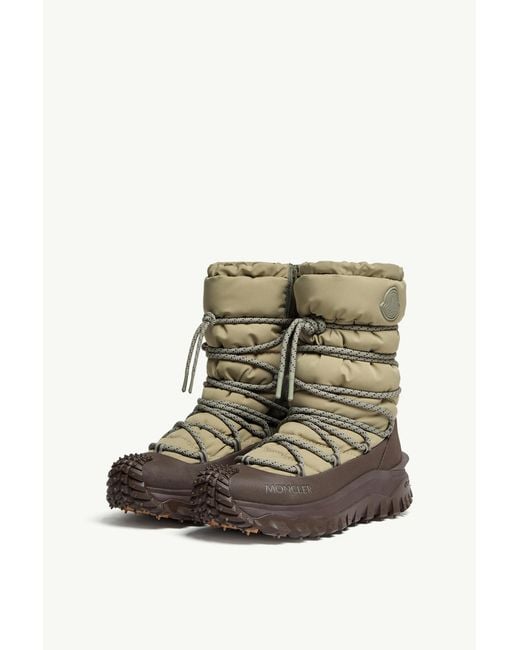 Moncler Green Trailgrip Gtx Lace-Up Boots for men