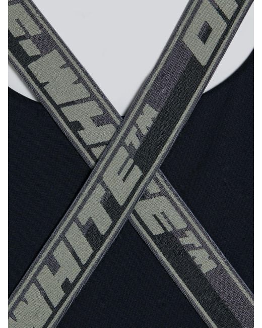 Off-White c/o Virgil Abloh Black Logo Brands Swimsuit