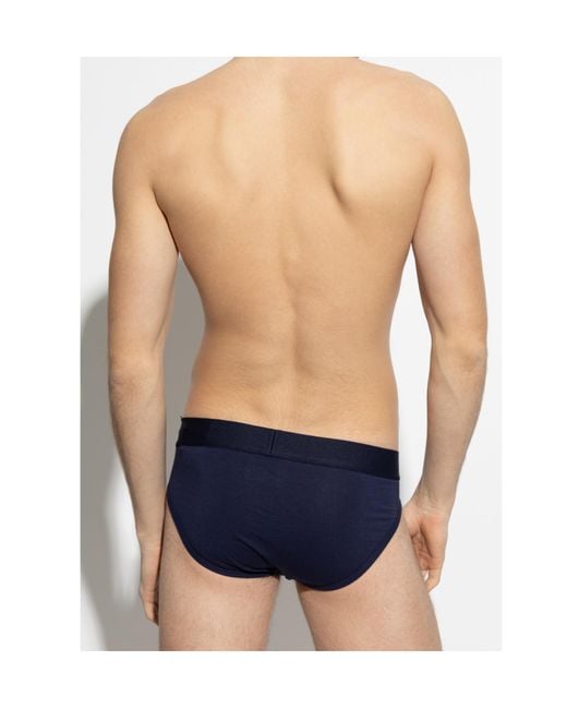 DSquared² Blue Elastic Waist Underwear for men