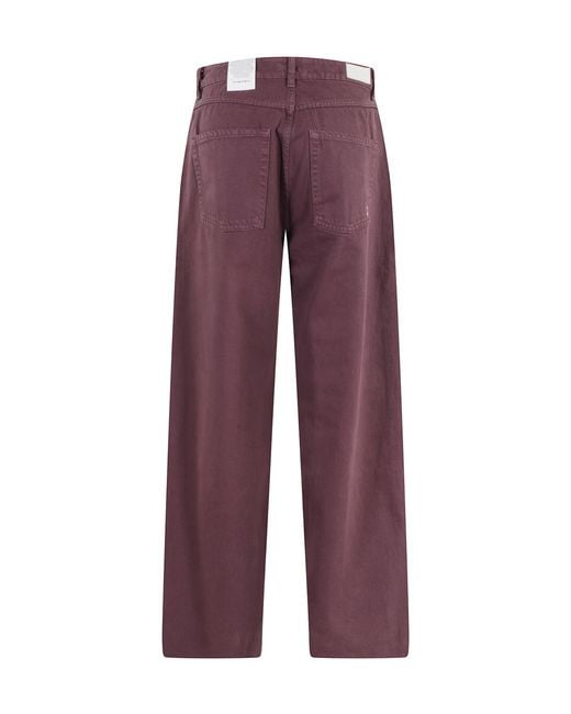 ICON DENIM Purple Belt Loop Jeans