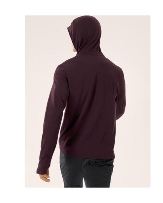 Arc'teryx Purple Cormac Hoodie for men