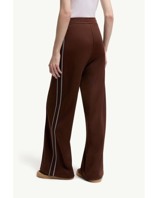 Moncler Brown Tailored Logo Sweatpants